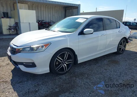 2016 Honda Accord Sport из США, поврежденный, VIN 1HGCR2F50GA196013